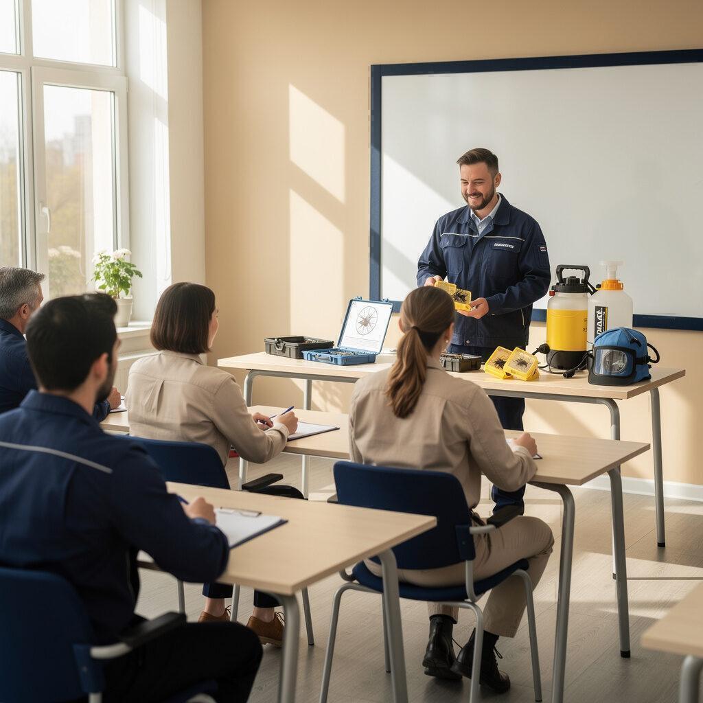 Fachschulungen, Zertifikate, Mentoring, Projektbeteiligung, Karrierepfade – Weiterbildung und Entwicklungsmöglichkeiten – HAAS Schädlingsbekämpfung